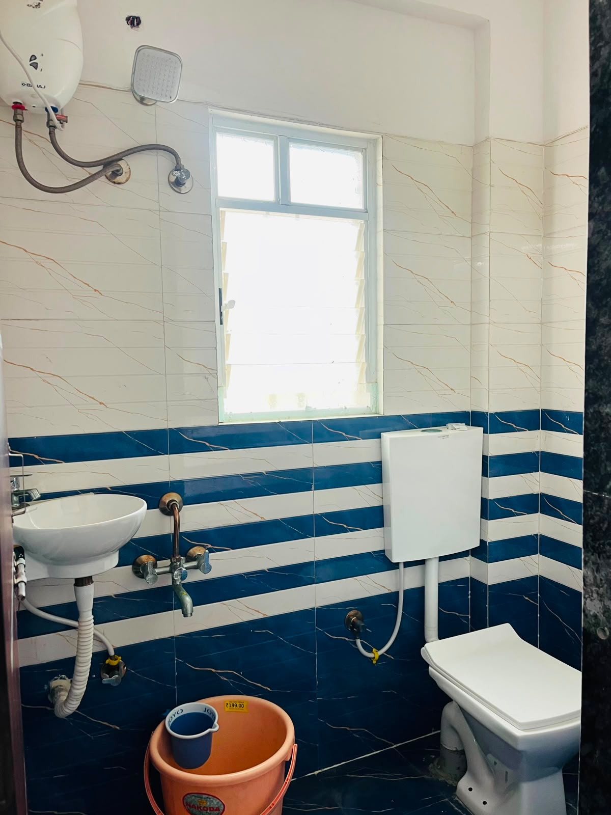 Clean attached bathroom