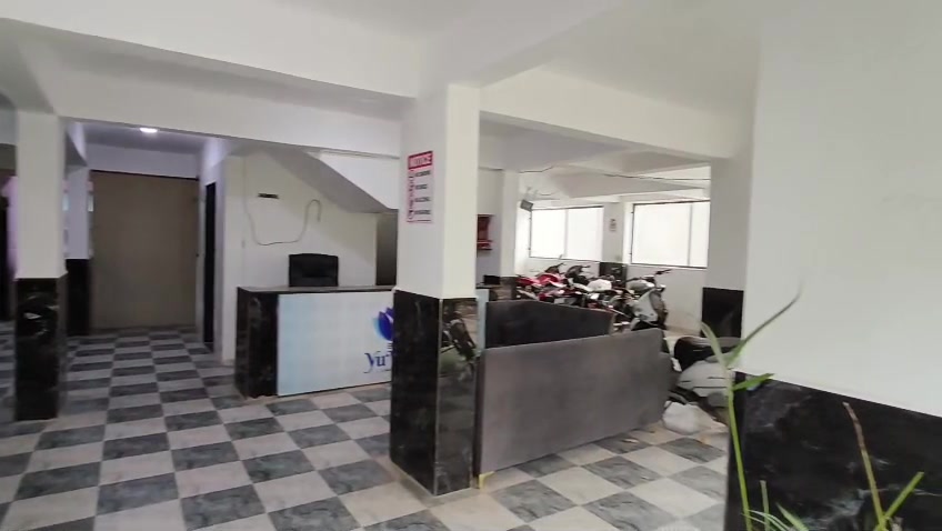 Reception and parking